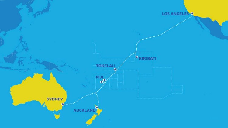 New submarine system between Australia, New Zealand and the USA