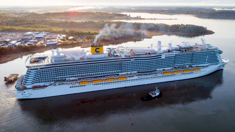 Innovative LNG-powered cruise ship was delivered to Costa Cruises