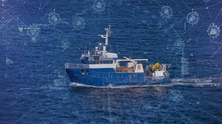 First integrated maritime IoT system on active working vessel