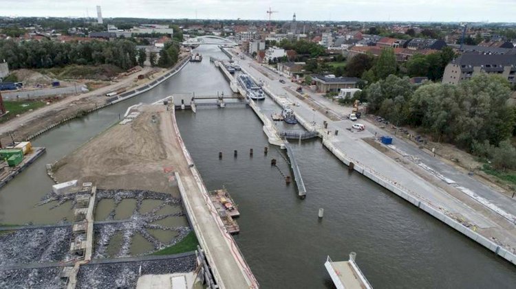 Jan De Nul completes maritime infrastructure works in Harelbeke