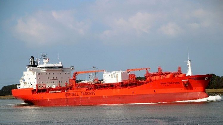Odfjell's chemical tanker collided with fishing boat in Galveston Bay
