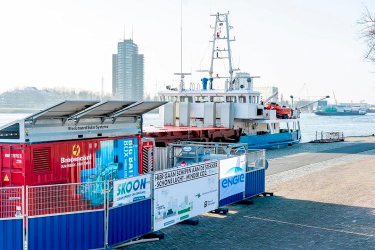 Vessels offered free shore power during Parkkade trial in Rotterdam
