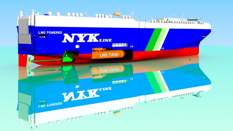 NYK to build second LNG-fueled PCTC