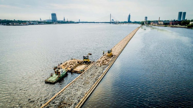 Freeport of Riga Authority completed reconstruction of the FG levee