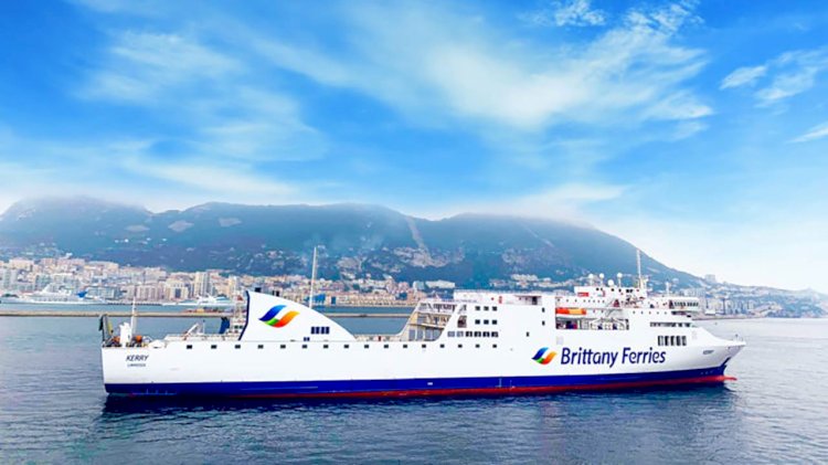 Brittany Ferries ship Kerry embarked on her inaugural direct sailing