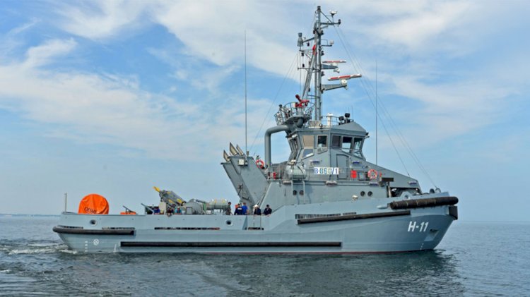 First of six multi-role tugs delivered to the Polish Navy